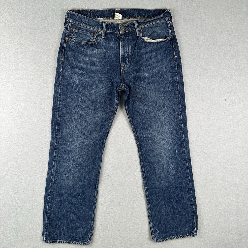 Polo Ralph Lauren Classic 867 Jeans 32x30 Blue Denim Distressed Straight Leg